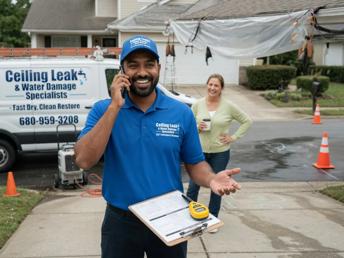 Ceiling Leak Cleanup Phenix, VA FAQs